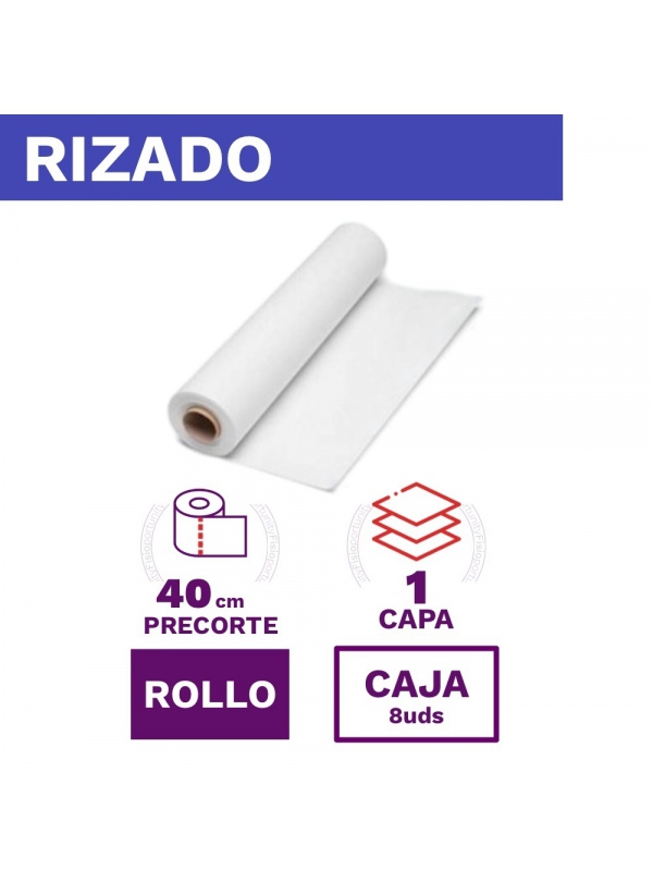 Papel Camilla Rizado.... 1/c. Precorte 40cm