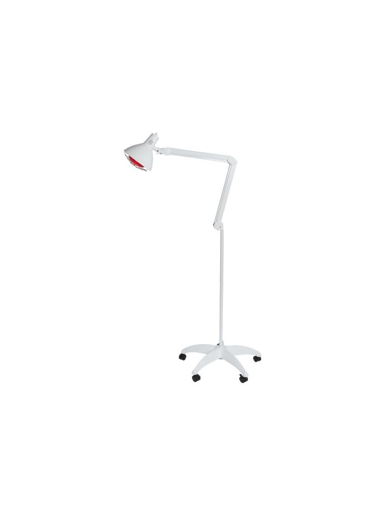 Lámpara de infrarrojos de pie rodable con bombilla de 250W (MILLAS-E21A)