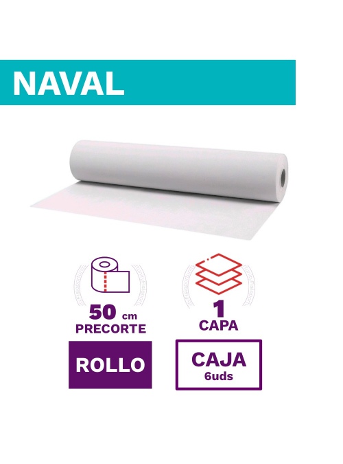 Papel Camilla NAVAL 1/c  Precorte 50 cms