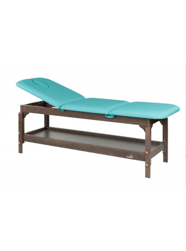 Camilla fija madera wengué 3 cuerpos T13 62x198