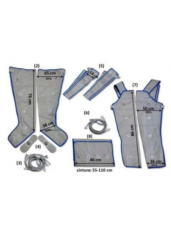 Presoterapia Q1000 Plus Completa (Piernas, Abdomen y Brazo)