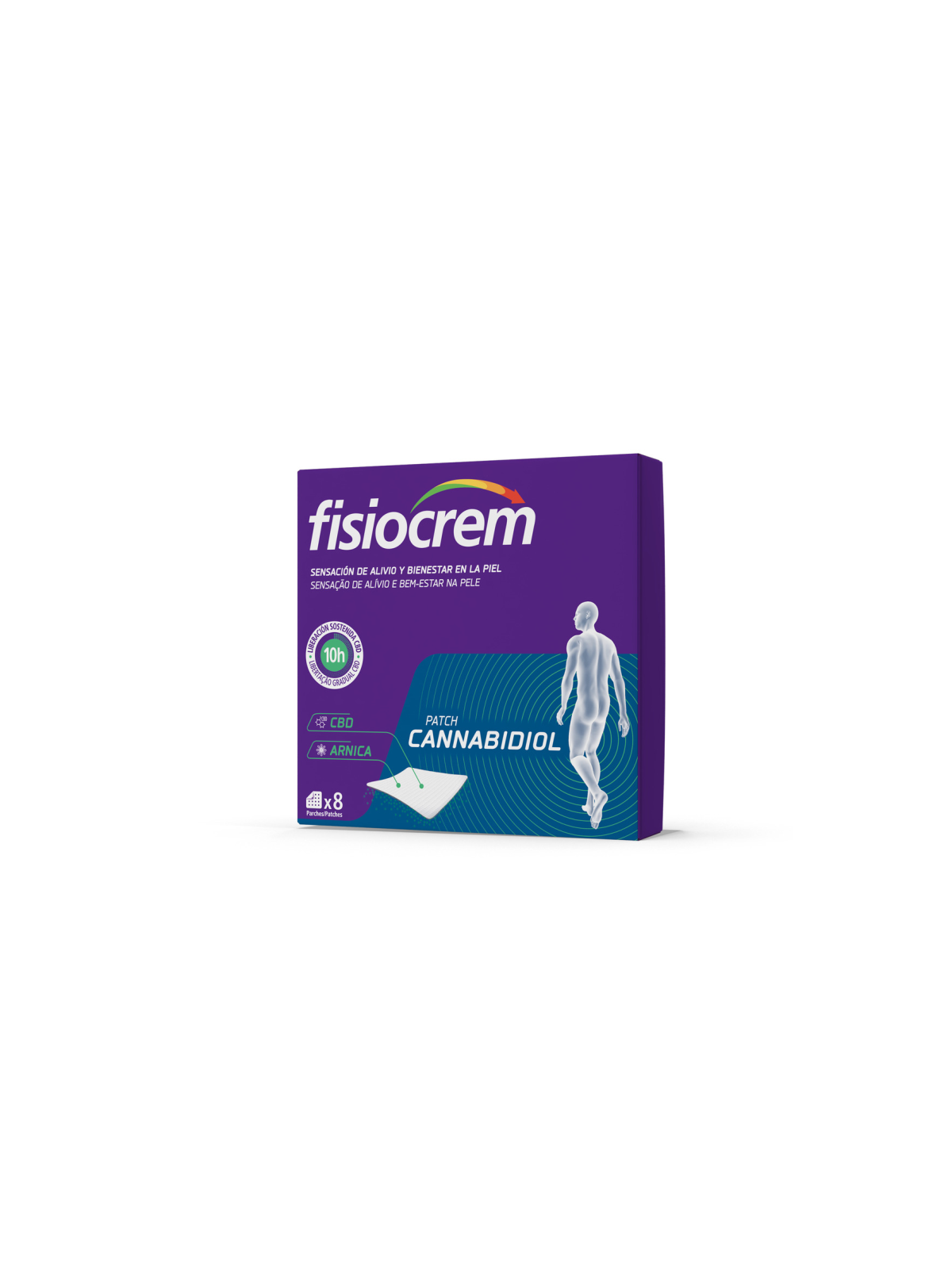 Fisiocrem Patch Cannabidiol (Caja de 8 uds.)