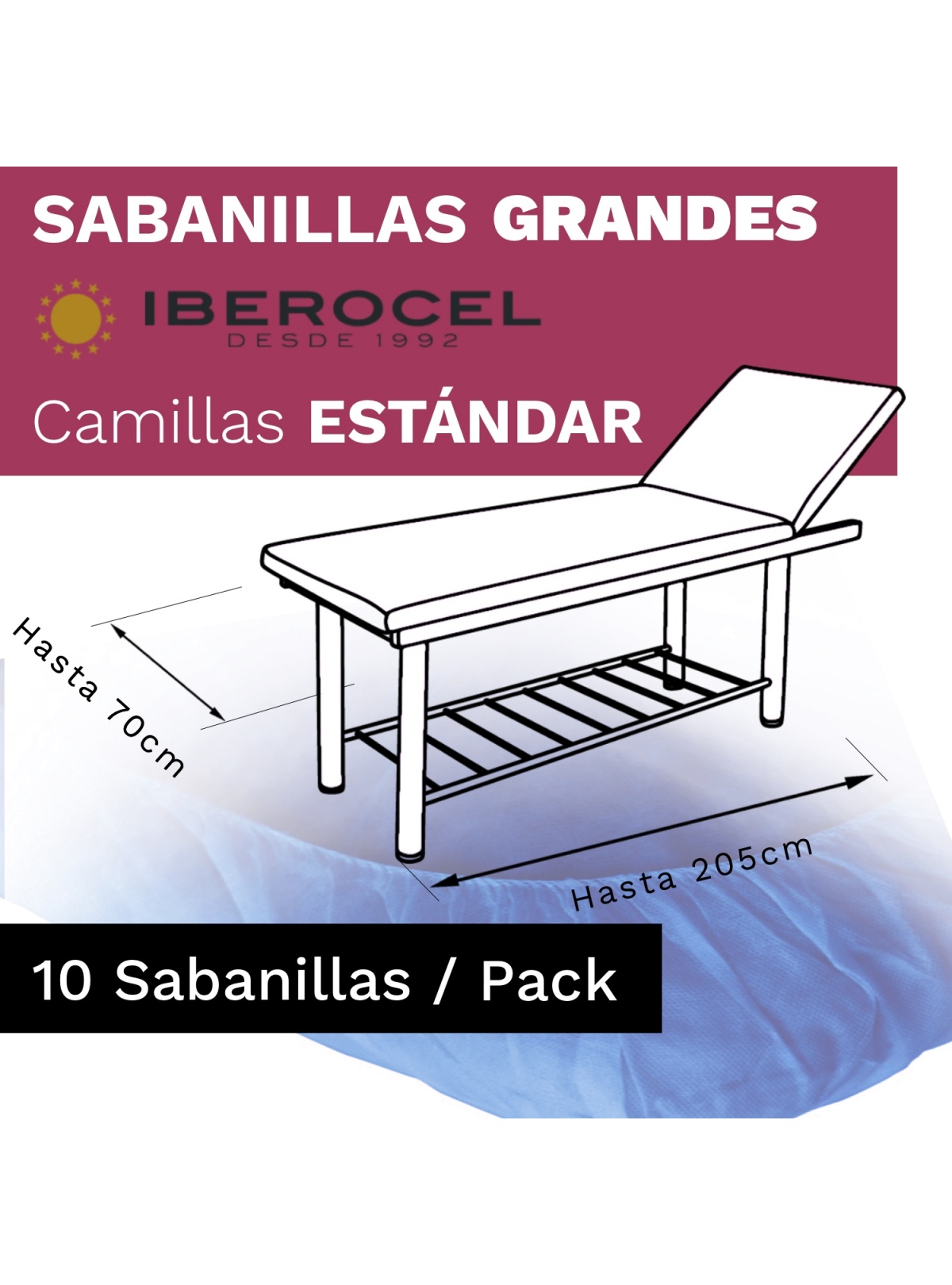 Sabanillas EXTRA IBEROCEL Grandes Azul oscuro