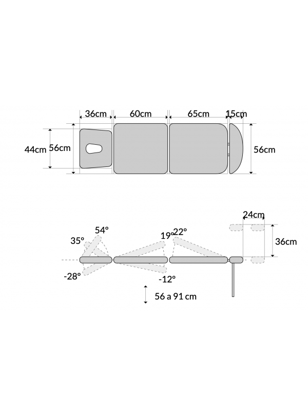 Camilla Eléctrica CHIOS