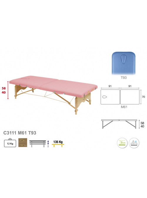 Camilla Plegable Madera C3111 2