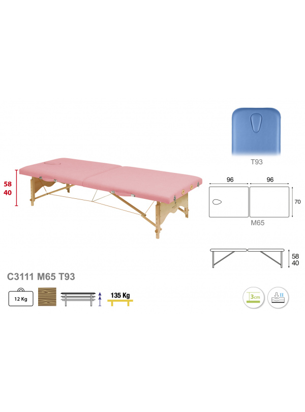 Camilla Plegable Madera C3111