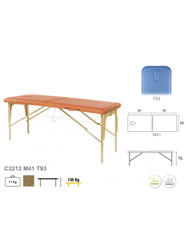 Camilla Plegable Madera C3212