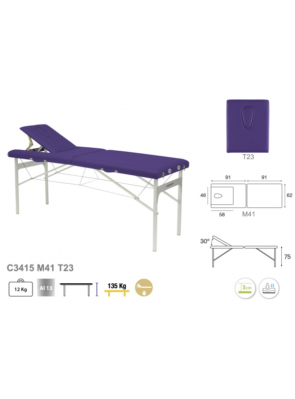 Camilla Plegable Aluminio C3415