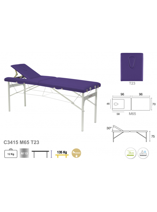 Camilla Plegable Aluminio C3415