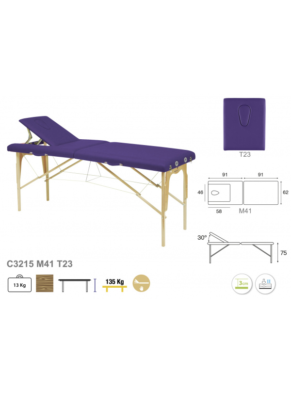 Camilla Plegable Madera C3215