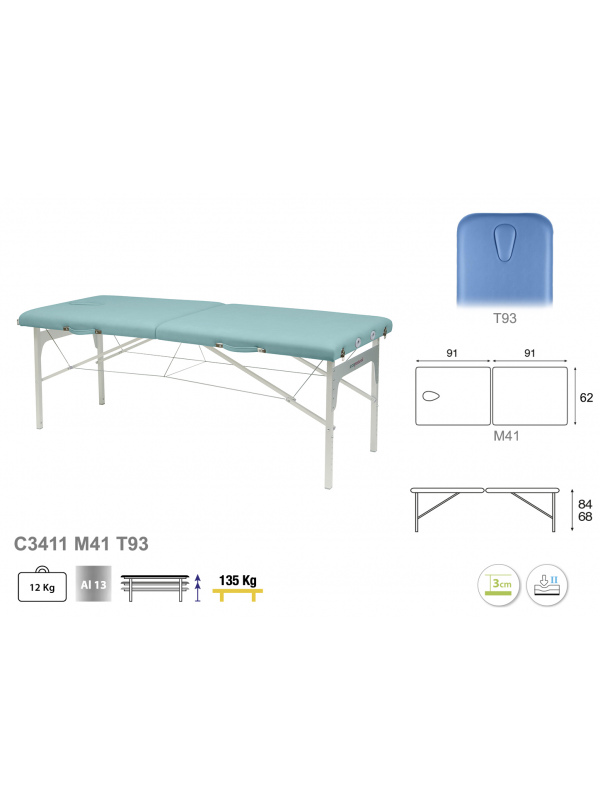 Camilla Plegable Aluminio C3411