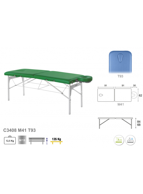 Camilla Plegable Aluminio C3408