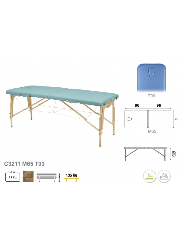 Camilla Plegable Madera C3211