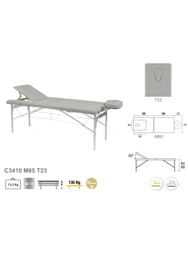 Camilla Plegable Aluminio C3410