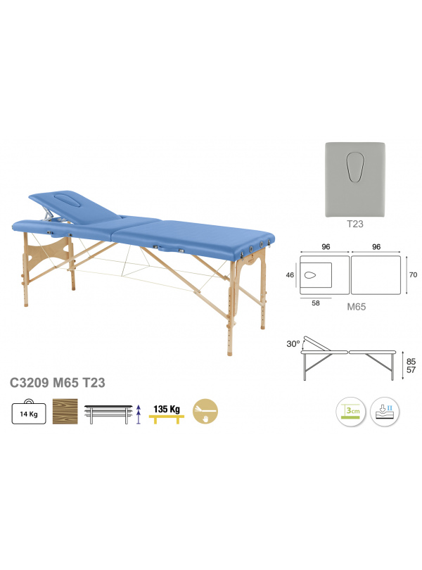 Camilla Plegable Madera C3209