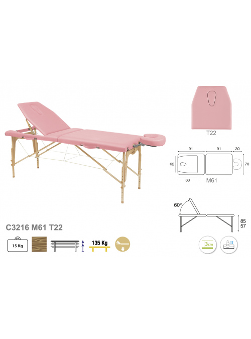 Camilla Plegable Madera C3216 2