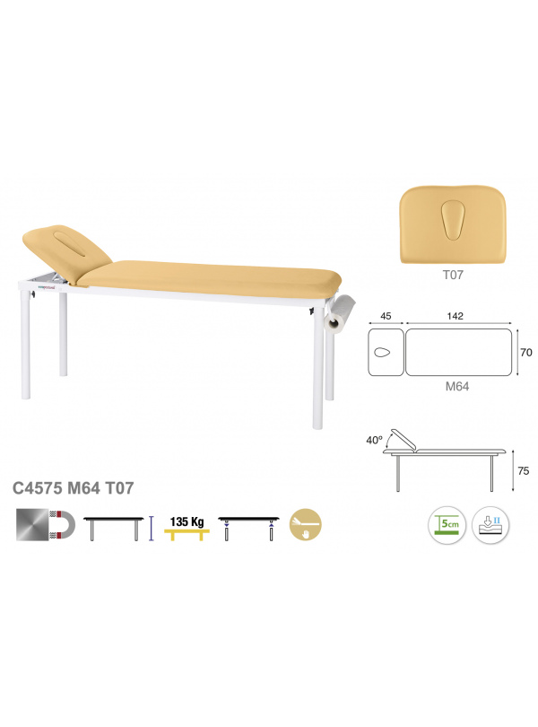 Camilla Fija Metálica C4575